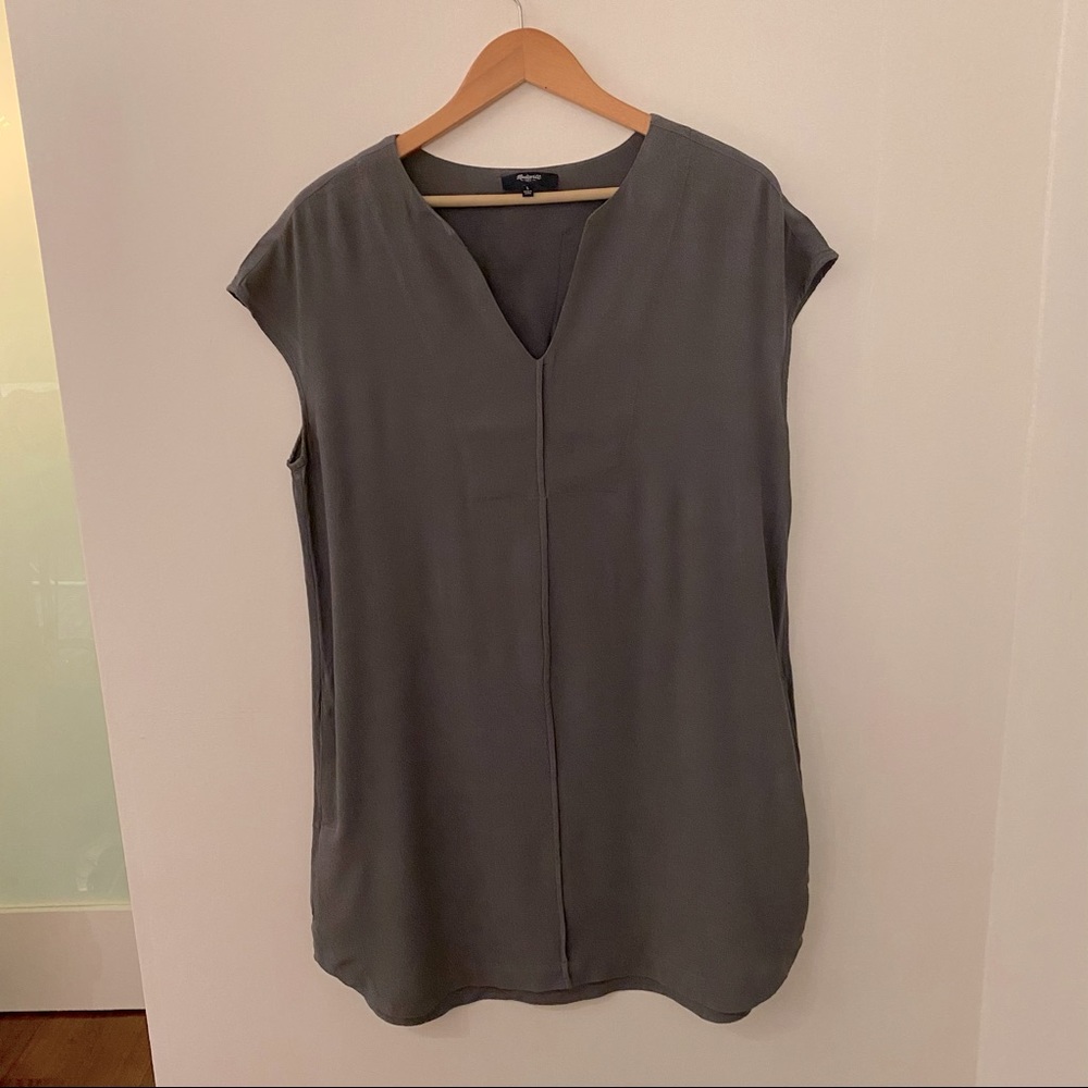 Madewell Tunic Dress in Gray
